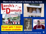 1 dozen Lerch's Donuts (15 dozen available)