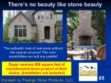 600 Sq. Ft. Stone Product - installation not included.  Samples are displayed