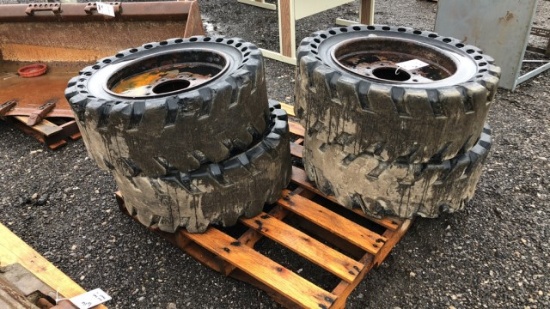 4 skid loader tires