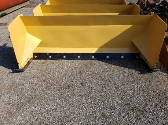 93" HD Snow Pusher for Skid Steer