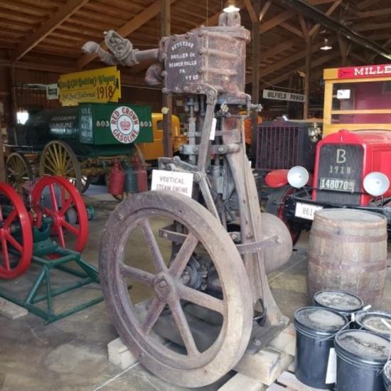 Keystone Driller Co. Vertical Steam Engine