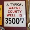 Wayne County Well Sign