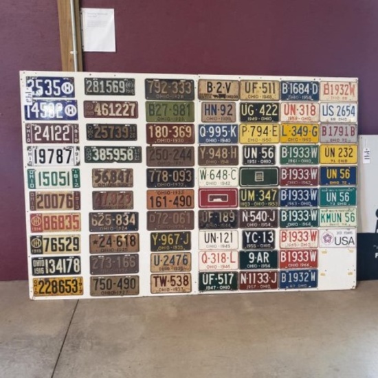 Ohio License Plate Set