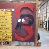 Service Pipe Sign