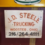 J.D. Steele Trucking Sign