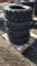 Set/4 New 10-16.5 Skid Steer Tires
