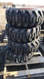 Set/4 New 12-16.5 Tires/Wheels for Bobcat