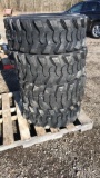 Set/4 New 12-16.5 Skid Steer Tires