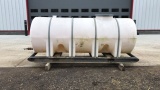 1000 gallon Water Tank on Frame