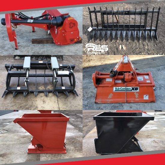 RES Equipment Yard Auction - Attachments Ring