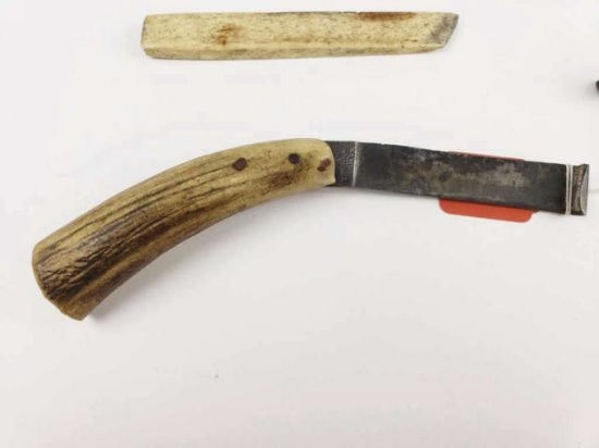 Farrier's Hoof Knife with bone handle