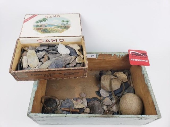 Large Box of Flint and Stone