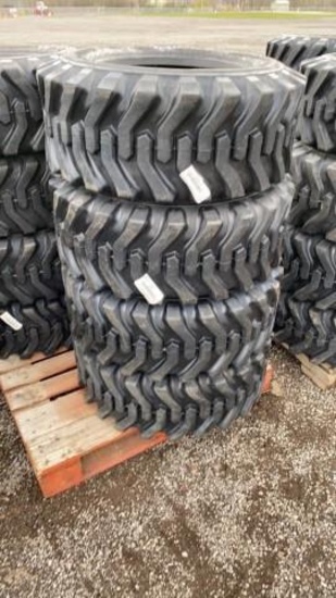 Set-4 New 12-16.5 Skid Steer Tires