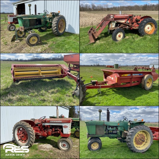 Tractors, Farm Equipment, Sheep Equipment Auction