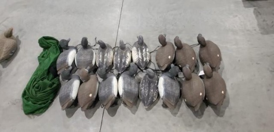 (16) Duck Decoys Floating w/ bag