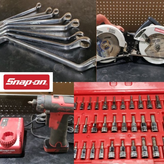 RES Equipment Auction - Snapon Tools Ring