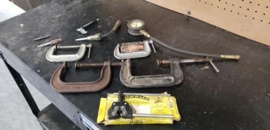 Various C-Clamps