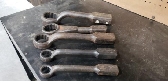 (5) Proto Impact End Wrench