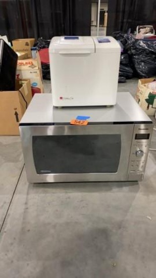 Microwave and bread machine