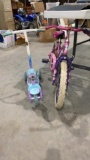 Frozen scooter, Barbie Bike
