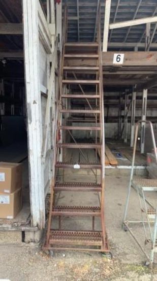 12' rolling ladder stand