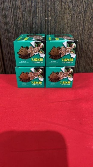 80 Rounds 762x39 Brown Bear Ammo