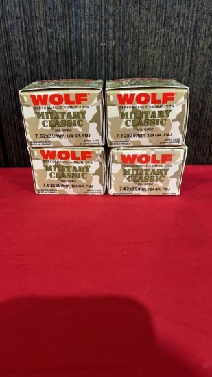 80 Rounds 762x39 Wolf Ammo