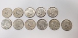 Silver and Silver Clad Kennedy Half Dollars