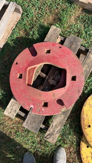 IH pair of wheel weights