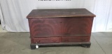 PA 2 Drawer Paint Decorated Blanket Chest