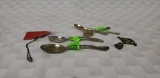 (5) Little Sterling Silver Spoons, Locket, etc.