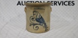 P.Bach & Vanarsdal 3 Gallon Decorated Bird Crock