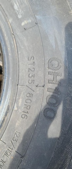 (4) New 235/85-16 Trailer Tires