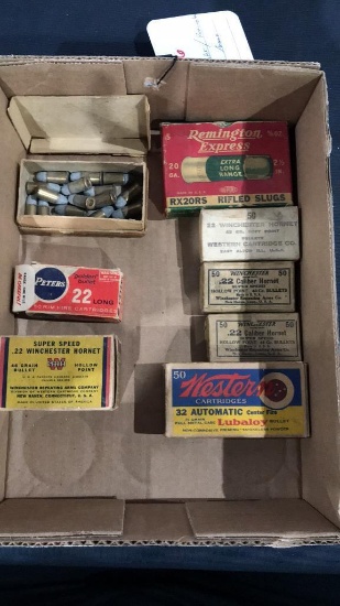 Winchester/Remington Vintage Boxes w/ Ammo