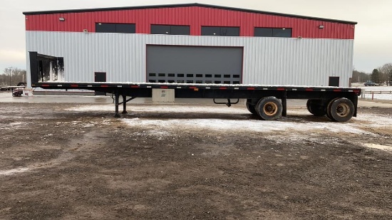 "ABSOLUTE" 1988 Fontaine WSAW 45' Flatbed Trailer