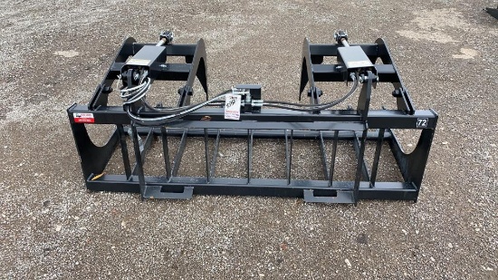 "ABSOLUTE" New 72" Dual Cylinder Root Grapple