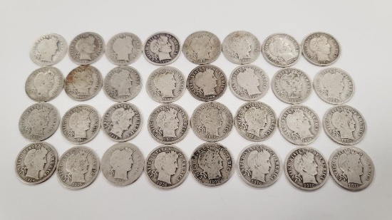 Barber Silver Dimes (33)