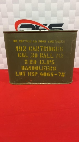 192rds 30-06 Ammo on M1 Clipd