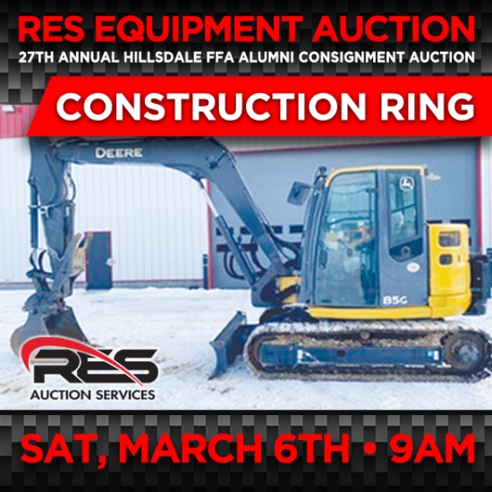 RES Equipment Yard Auction - Construction Ring