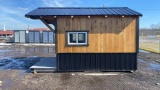 8'x16' w/ 4' Porch Log Cabin