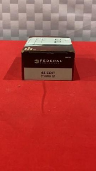 50rds Federal 45 Colt Ammo