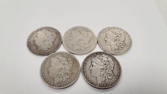Silver Morgan Dollars (5)