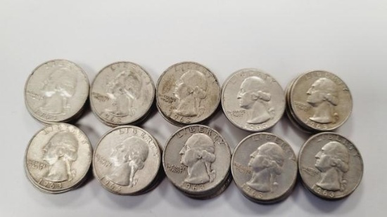 Silver 1963 Washington Quarters (40)