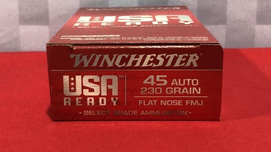 50rds Winchester 45Acp Ammo