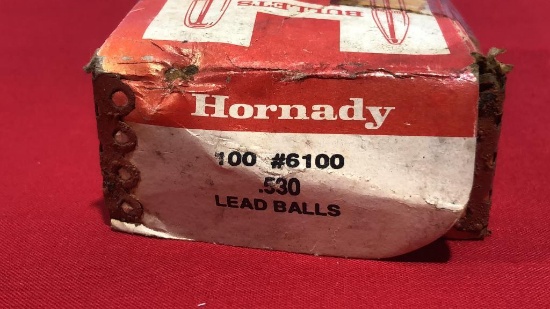 60pcs Hornady .530 Lead Ball