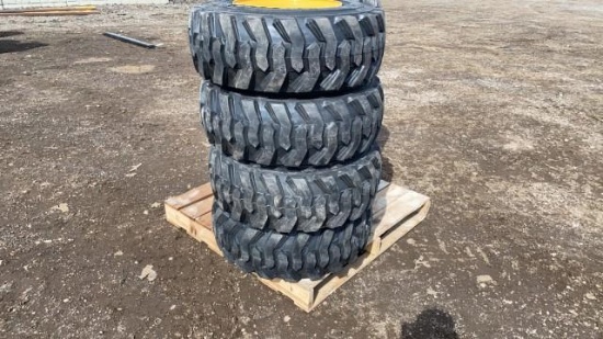 "ABSOLUTE" (4) New 12-16.5 Tires/Wheels