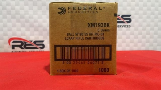 1000rds Federal 5.56 Ammo