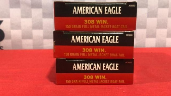 60rds Federal 308 Win Ammo