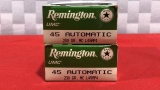 100rds Remington 45 Auto Ammo