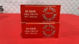 100rds 40 S&W Reloaded Ammo